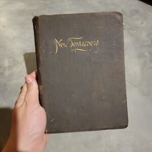 Vtg  KJV New Testament Psalms Black HC National Bible Press RL King James